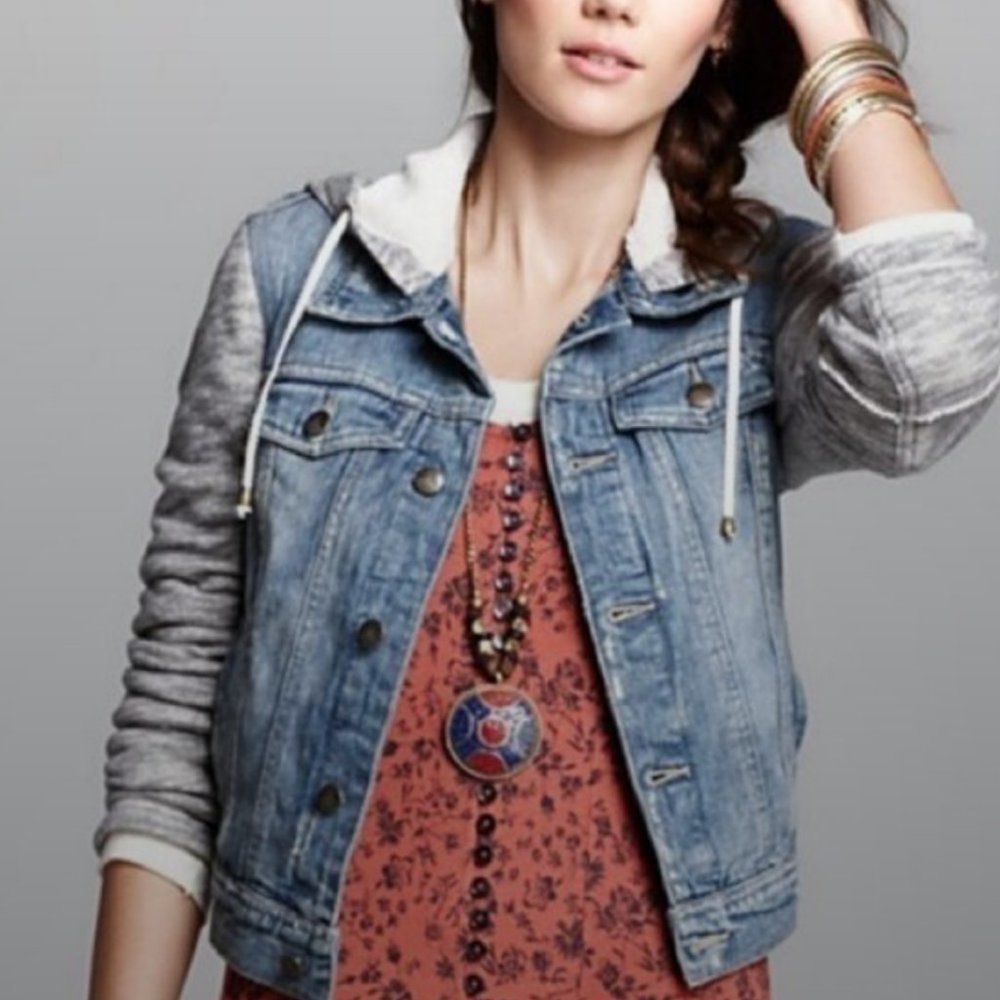 Free People Jean Jacket - Medium